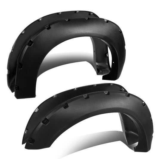 CANTONERAS 11-16 FORD F-250, F-350 SUPER DUTY - POCKET-RIVETED STYLE - TEXTURED - MATTE BLACK