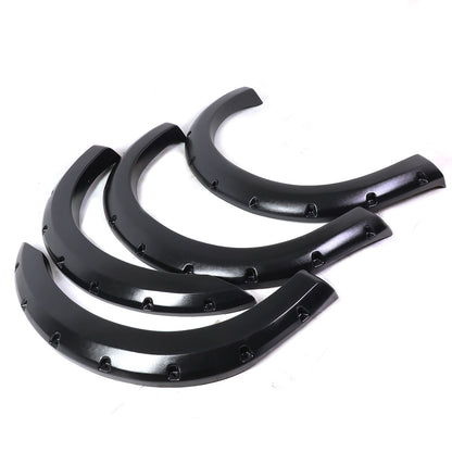 CANTONERAS 99-07 FORD F-250, F-350, F-450 SUPER DUTY - POCKET-RIVETED STYLE - TEXTURED - MATTE BLACK