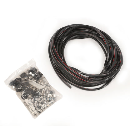 CANTONERAS 04-14 NISSAN TITAN - POCKET-RIVETED STYLE - TEXTURED - MATTE BLACK