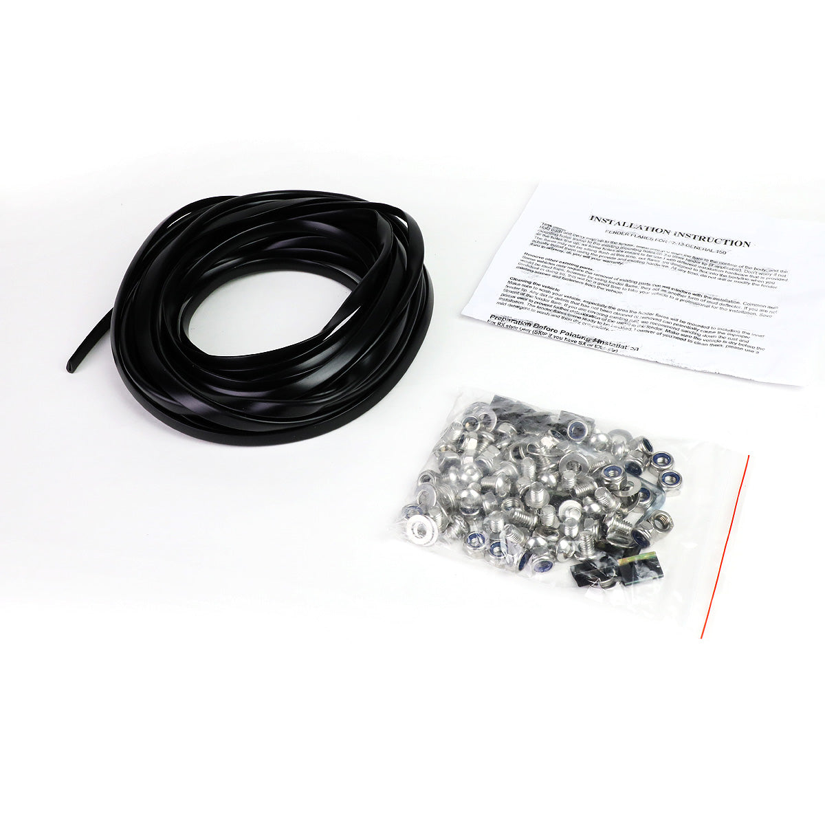 CANTONERAS 10-17 DODGE RAM 2500, 3500 - FITS 76.3", 98.3" FLEETSIDE BED MODELS - FITS DUALLY MODELS - POCKET-RIVETED STYLE - TEXTURED - MATTE BLACK