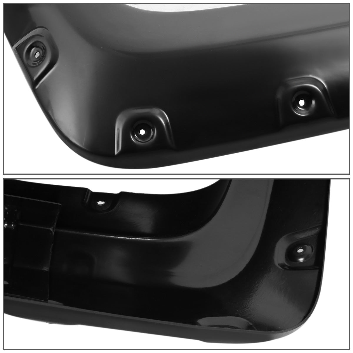 CANTONERAS 14-17 GMC SIERRA 1500 - POCKET-RIVETED STYLE - GLOSSY - BLACK