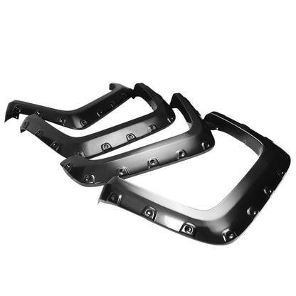 CANTONERAS 14-17 GMC SIERRA 1500 - POCKET-RIVETED STYLE - GLOSSY - BLACK