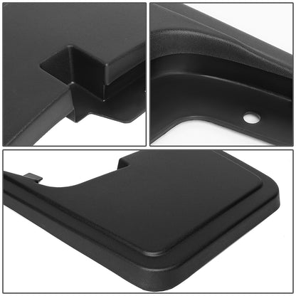 SALPICADERAS MUD GUARD FLAPS - 15-18 FORD F-150 - ONLY FITS MODELS WITHOUT OEM WHEEL LIP MOULDING - 4PCS - MATTE BLACK