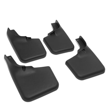 SALPICADERAS MUD GUARD FLAPS - 04-14 FORD F-150 - ONLY FITS MODELS WITH OEM FENDER FLARES - DOES NOT FIT FLARESIDE MODELS - 4PCS - MATTE BLACK