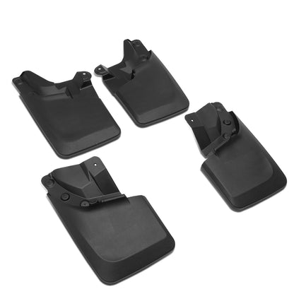 SALPICADERAS MUD GUARD FLAPS - 16-18 TOYOTA TACOMA - 4PCS - MATTE BLACK
