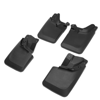 SALPICADERAS MUD GUARD FLAPS - 16-18 TOYOTA TACOMA - 4PCS - MATTE BLACK