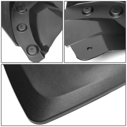 SALPICADERAS MUD GUARD FLAPS - 16-18 TOYOTA TACOMA - 4PCS - MATTE BLACK