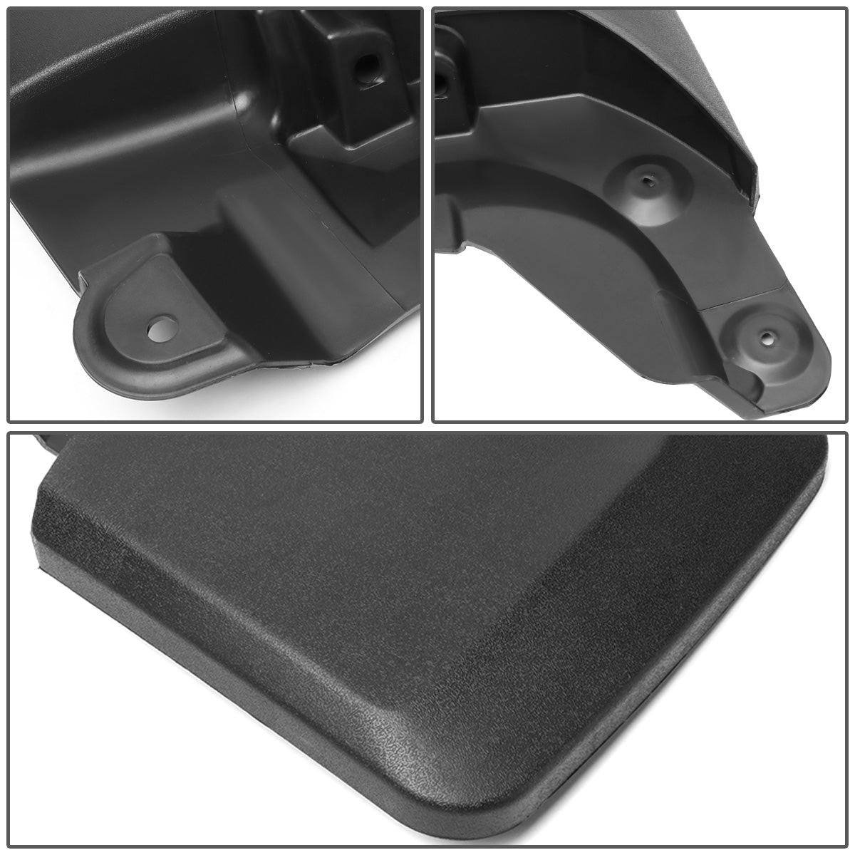 SALPICADERAS MUD GUARD FLAPS - 16-18 TOYOTA TACOMA - 4PCS - MATTE BLACK