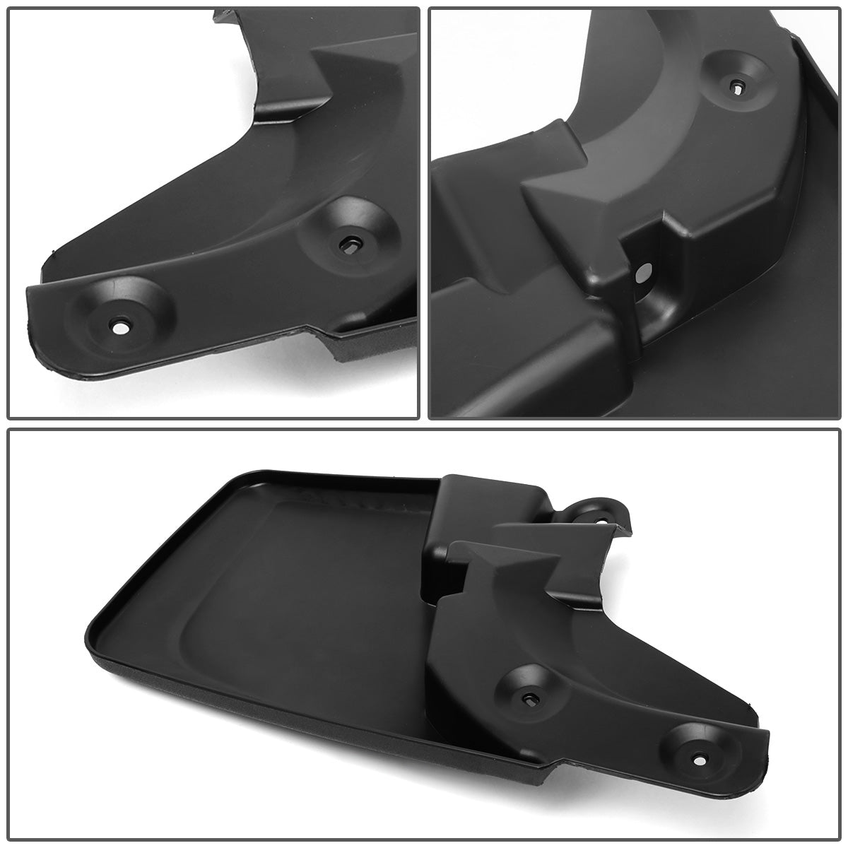 SALPICADERAS MUD GUARD FLAPS - 16-18 TOYOTA TACOMA - 4PCS - MATTE BLACK