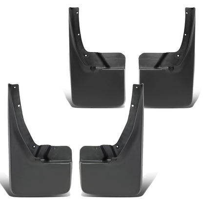 SALPICADERAS MUD GUARD FLAPS - 09-18 DODGE RAM 1500 / 10-18 DODGE RAM 2500, 3500 - 4PCS - MATTE BLACK