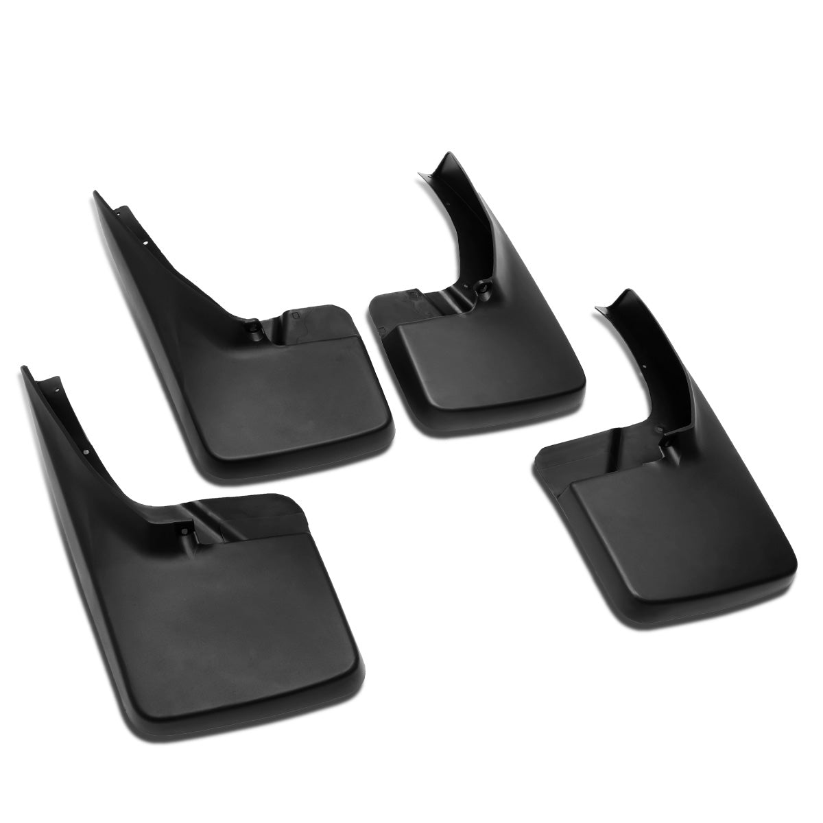SALPICADERAS MUD GUARD FLAPS - 09-18 DODGE RAM 1500 / 10-18 DODGE RAM 2500, 3500 - 4PCS - MATTE BLACK