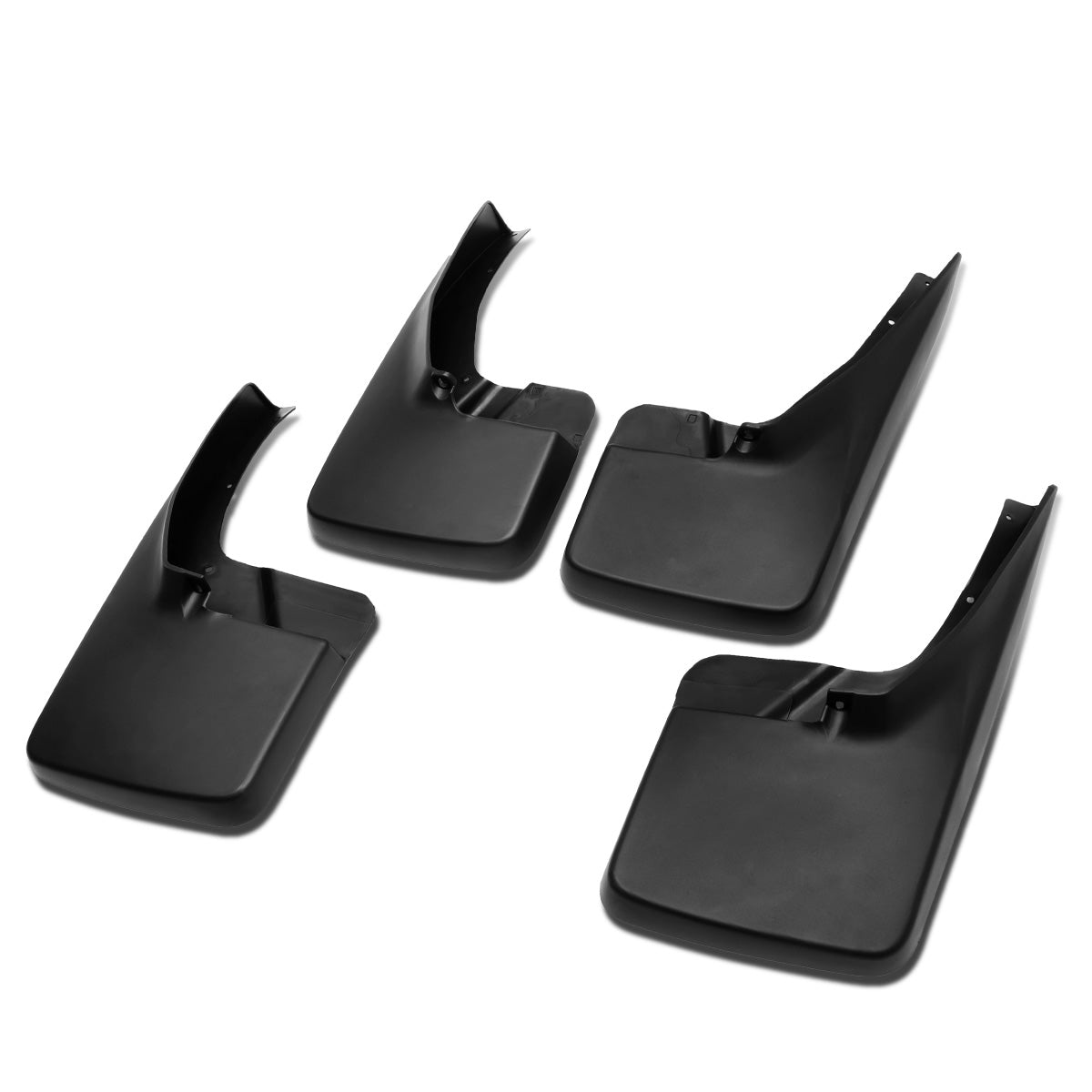 SALPICADERAS MUD GUARD FLAPS - 09-18 DODGE RAM 1500 / 10-18 DODGE RAM 2500, 3500 - 4PCS - MATTE BLACK