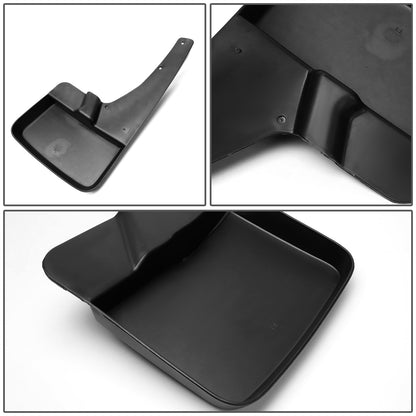 SALPICADERAS MUD GUARD FLAPS - 09-18 DODGE RAM 1500 / 10-18 DODGE RAM 2500, 3500 - 4PCS - MATTE BLACK