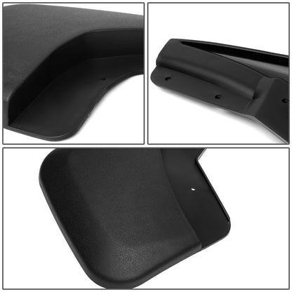 SALPICADERAS MUD GUARD FLAPS - 05-15 TOYOTA TACOMA - 4PCS - MATTE BLACK