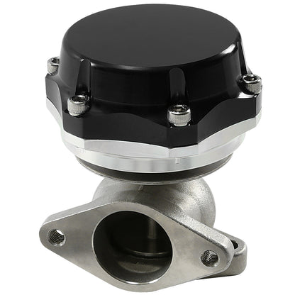 VALVULA DE ALIVIO WASTEGATE - 38MM - CAST STEEL - SHORTY - 7PSI / 13PSI - BLACK
