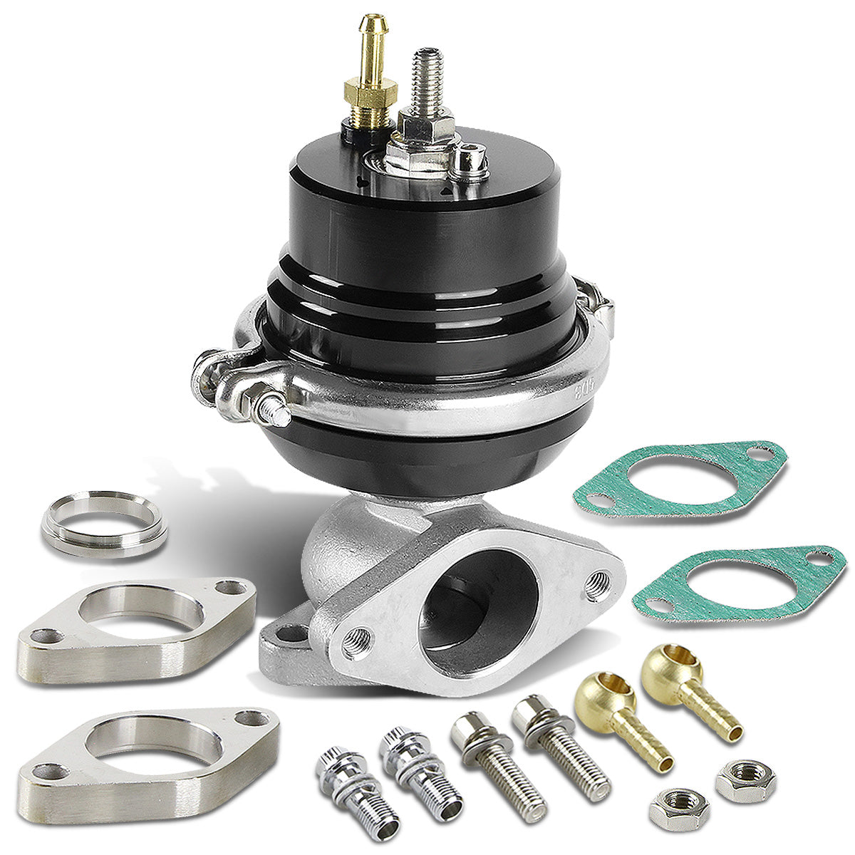 VALVULA DE ALIVIO WASTEGATE - 38MM - TYPE 5 - BLACK