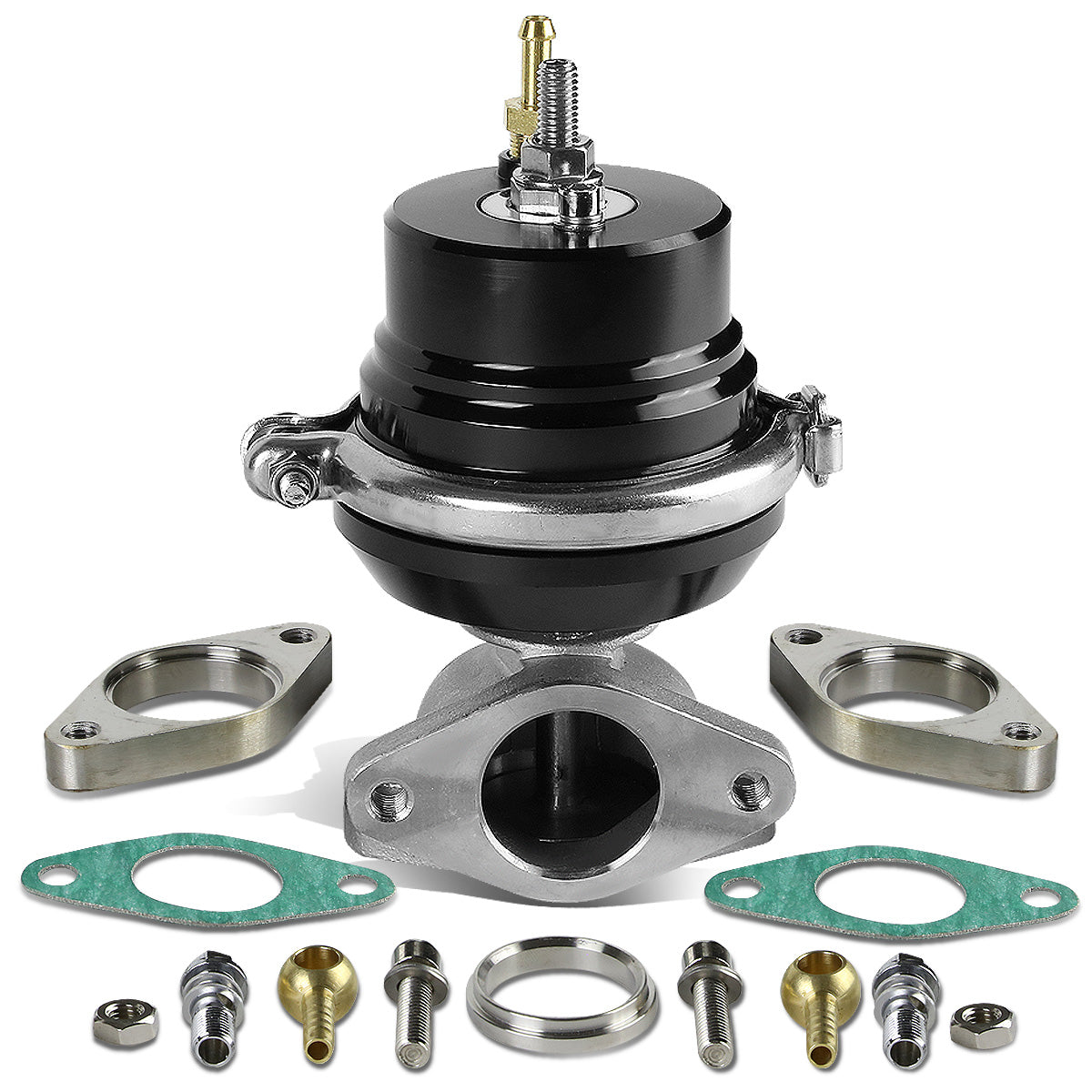 VALVULA DE ALIVIO WASTEGATE - 38MM - TYPE 5 - BLACK