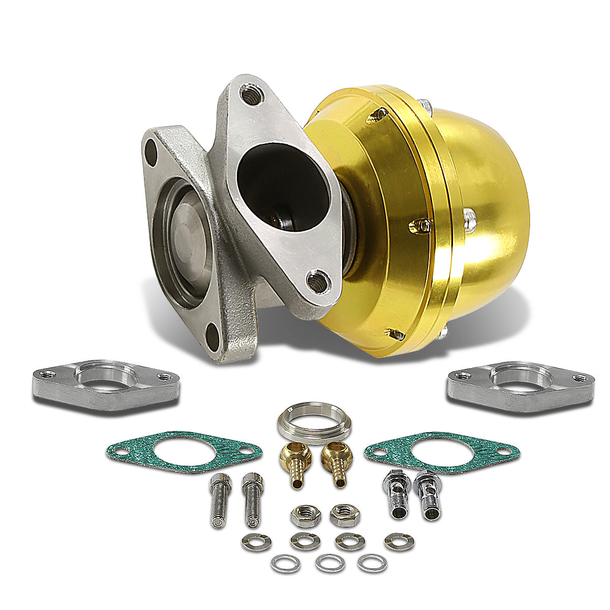 VALVULA DE ALIVIO WASTEGATE - 38MM - TYPE 2 - GOLD