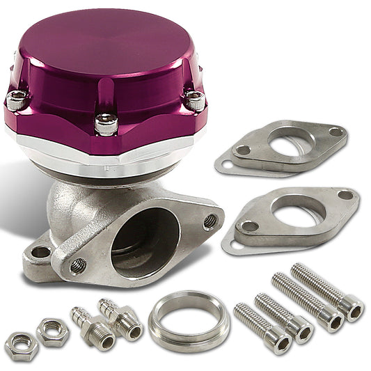 VALVULA DE ALIVIO WASTEGATE - 38MM - CAST STEEL - SHORTY - 7PSI / 13PSI - PURPLE