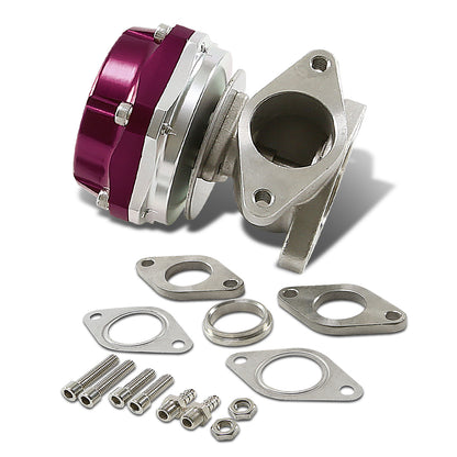 VALVULA DE ALIVIO WASTEGATE - 38MM - CAST STEEL - SHORTY - 7PSI / 13PSI - PURPLE