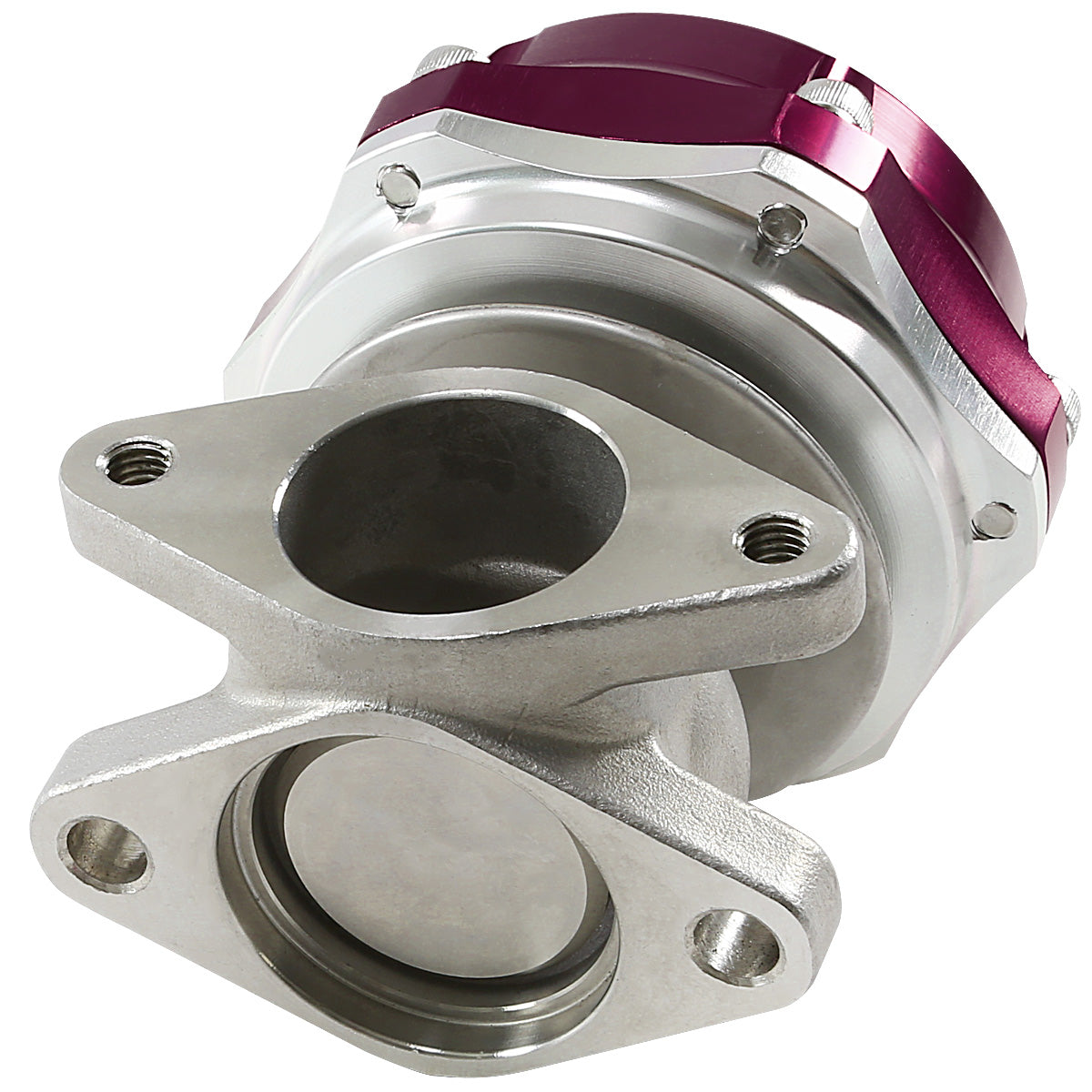 VALVULA DE ALIVIO WASTEGATE - 38MM - CAST STEEL - SHORTY - 7PSI / 13PSI - PURPLE
