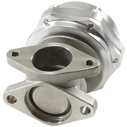 VALVULA DE ALIVIO WASTEGATE - 38MM - CAST STEEL - SHORTY - 7PSI / 13PSI - SILVER
