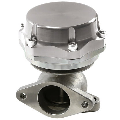 VALVULA DE ALIVIO WASTEGATE - 38MM - CAST STEEL - SHORTY - 7PSI / 13PSI - SILVER