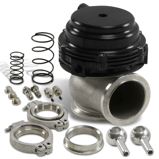 VALVULA DE ALIVIO WASTEGATE - 44MM V-BAND WATER COOLED - BLACK