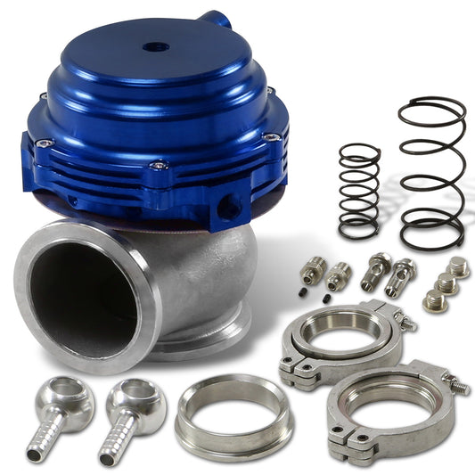 VALVULA DE ALIVIO WASTEGATE - 44MM V-BAND WATER COOLED - BLUE