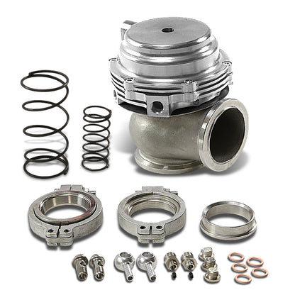 VALVULA DE ALIVIO WASTEGATE - 44MM V-BAND WATER COOLED - SILVER