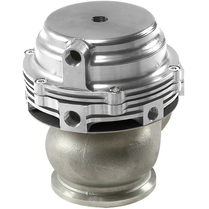 VALVULA DE ALIVIO WASTEGATE - 44MM V-BAND WATER COOLED - SILVER