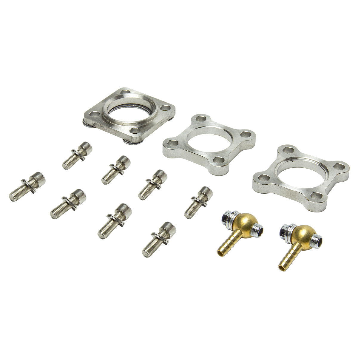 VALVULA DE ALIVIO WASTEGATE - 46MM - 4-BOLT SQUARE FLANGE - RED