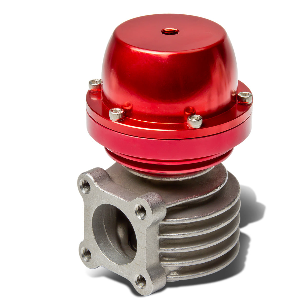 VALVULA DE ALIVIO WASTEGATE - 46MM - 4-BOLT SQUARE FLANGE - RED