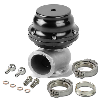 VALVULA DE ALIVIO WASTEGATE - 44MM - V-BAND MOUNT - BLACK