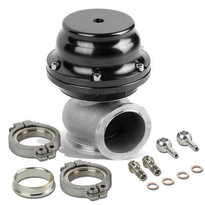 VALVULA DE ALIVIO WASTEGATE - 44MM - V-BAND MOUNT - BLACK