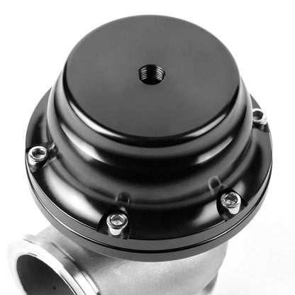 VALVULA DE ALIVIO WASTEGATE - 44MM - V-BAND MOUNT - BLACK