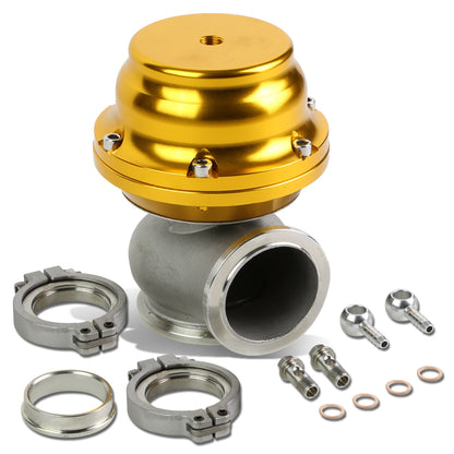 VALVULA DE ALIVIO WASTEGATE - 44MM - V-BAND MOUNT - GOLD