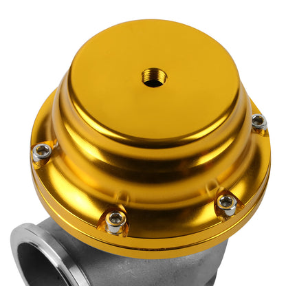 VALVULA DE ALIVIO WASTEGATE - 44MM - V-BAND MOUNT - GOLD
