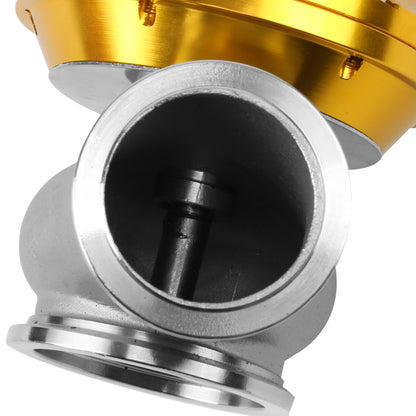 VALVULA DE ALIVIO WASTEGATE - 44MM - V-BAND MOUNT - GOLD