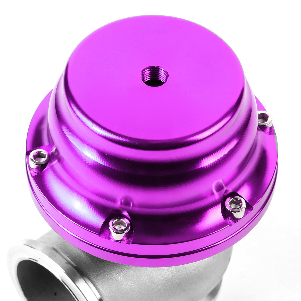 VALVULA DE ALIVIO WASTEGATE - 44MM - V-BAND MOUNT - PURPLE