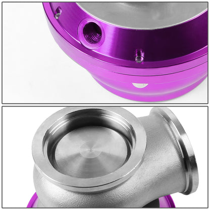 VALVULA DE ALIVIO WASTEGATE - 44MM - V-BAND MOUNT - PURPLE