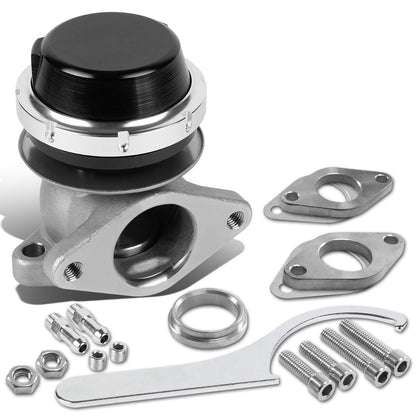 VALVULA DE ALIVIO WASTEGATE - 38MM - CAST STEEL - SHORTY - V-BAND - 14PSI - BLACK