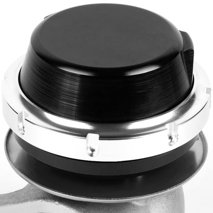 VALVULA DE ALIVIO WASTEGATE - 38MM - CAST STEEL - SHORTY - V-BAND - 14PSI - BLACK