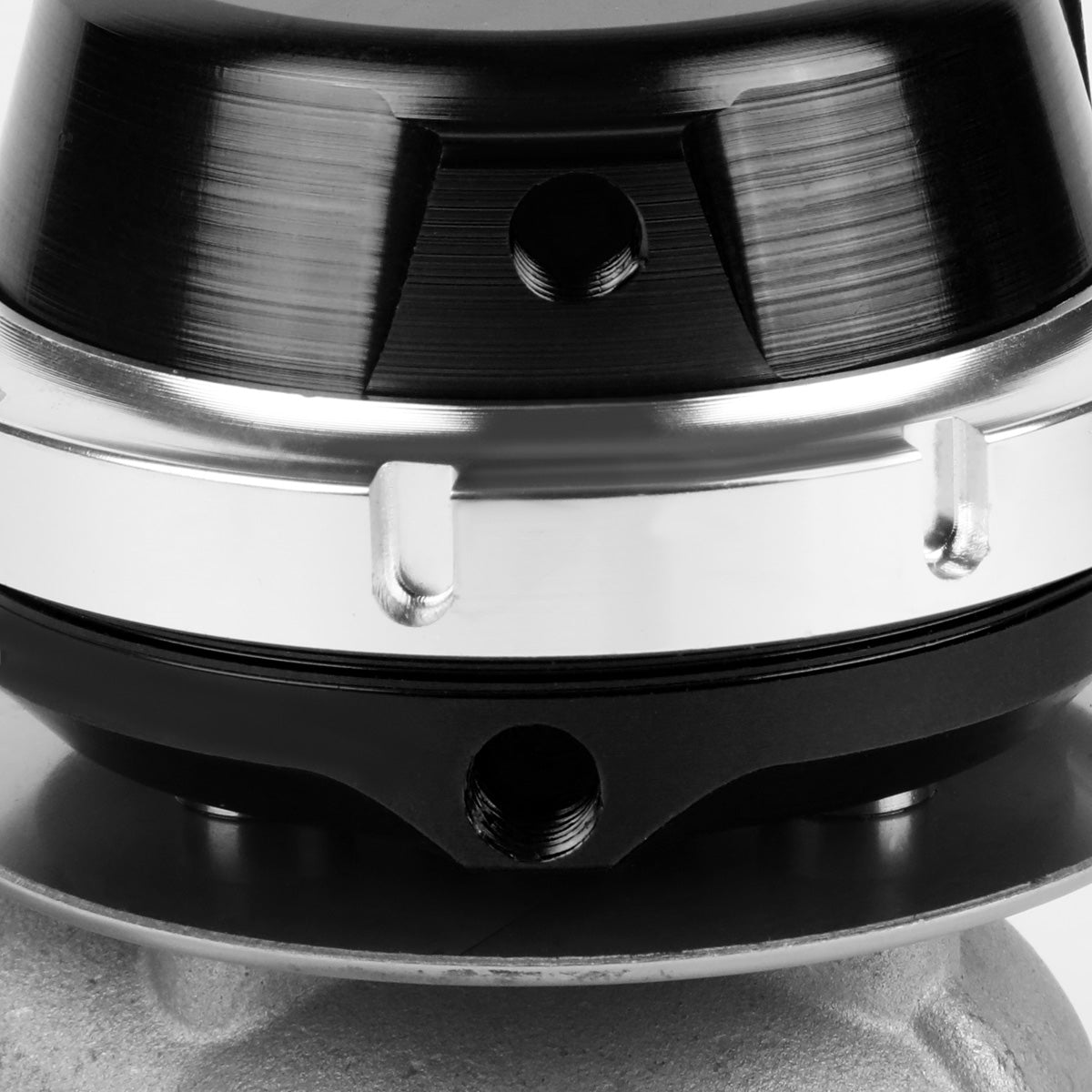 VALVULA DE ALIVIO WASTEGATE - 38MM - CAST STEEL - SHORTY - V-BAND - 14PSI - BLACK