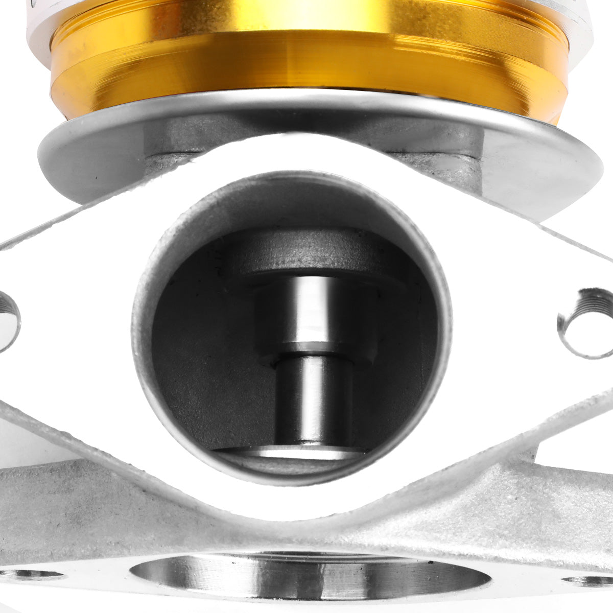 VALVULA DE ALIVIO WASTEGATE - 38MM - CAST STEEL - SHORTY - V-BAND - 14PSI - GOLD
