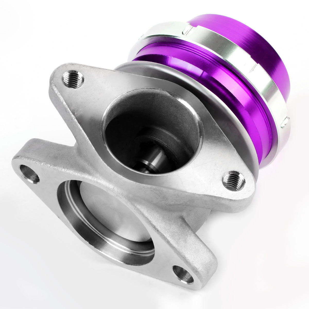 VALVULA DE ALIVIO WASTEGATE - 38MM - CAST STEEL - SHORTY - V-BAND - 14PSI - PURPLE
