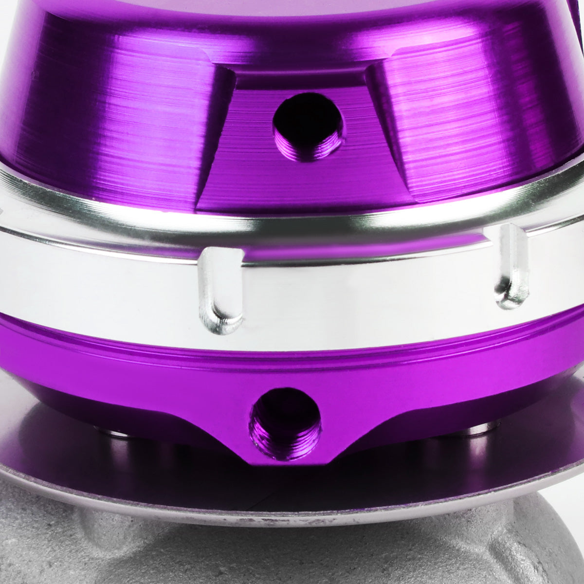 VALVULA DE ALIVIO WASTEGATE - 38MM - CAST STEEL - SHORTY - V-BAND - 14PSI - PURPLE