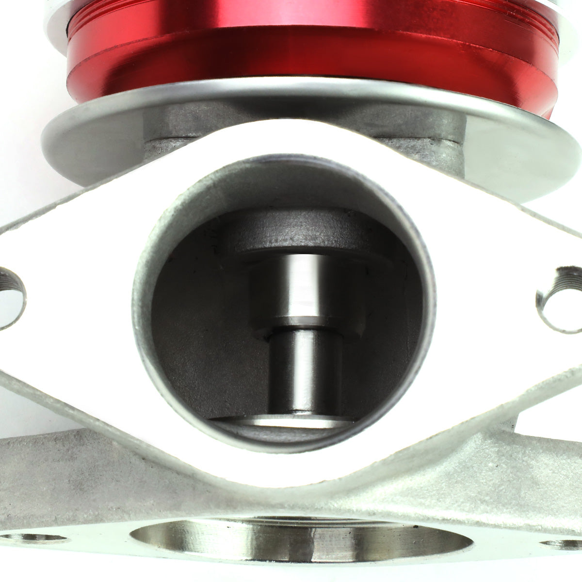 VALVULA DE ALIVIO WASTEGATE - 38MM - CAST STEEL - SHORTY - V-BAND - 14PSI - RED