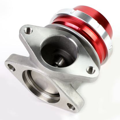 VALVULA DE ALIVIO WASTEGATE - 38MM - CAST STEEL - SHORTY - V-BAND - 14PSI - RED
