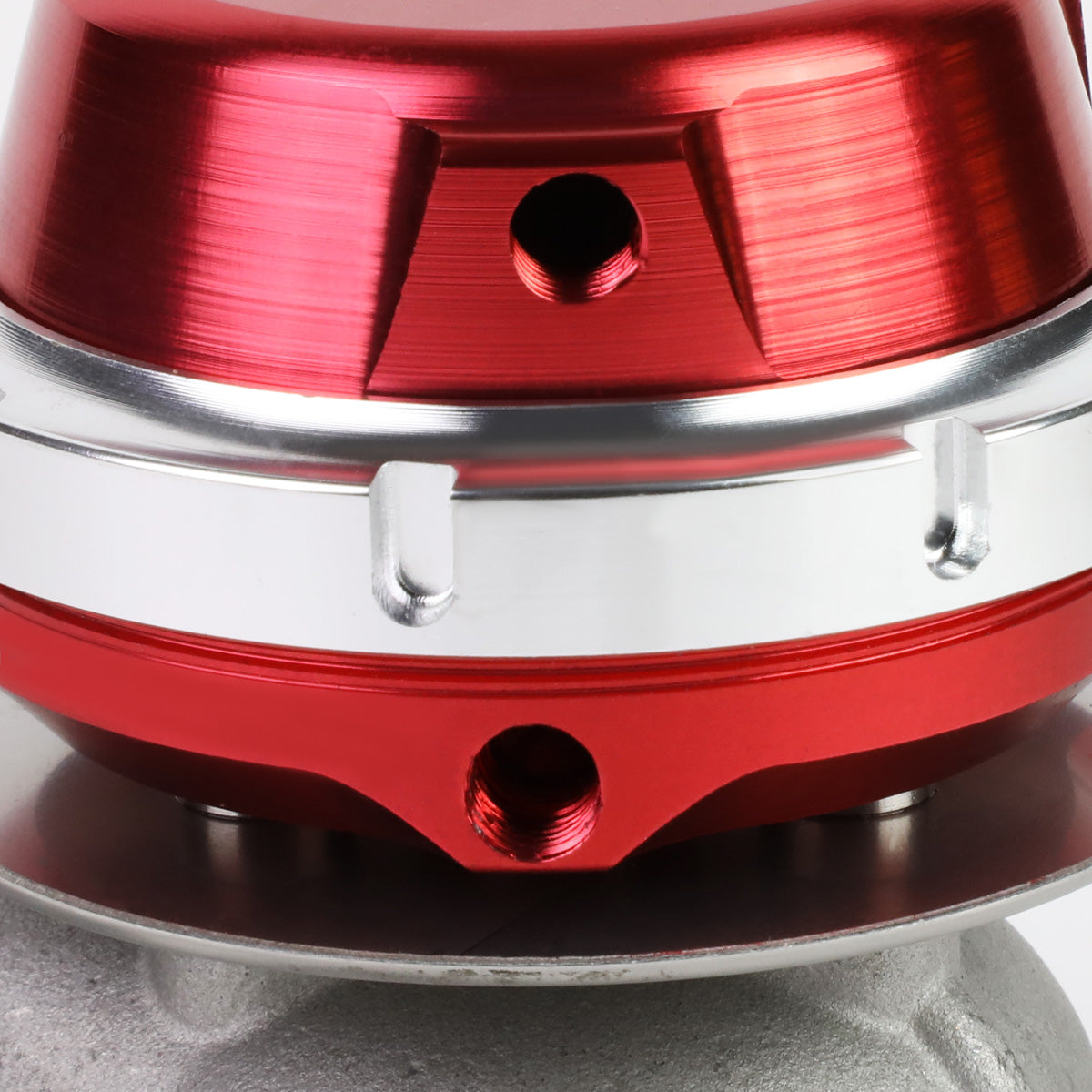 VALVULA DE ALIVIO WASTEGATE - 38MM - CAST STEEL - SHORTY - V-BAND - 14PSI - RED